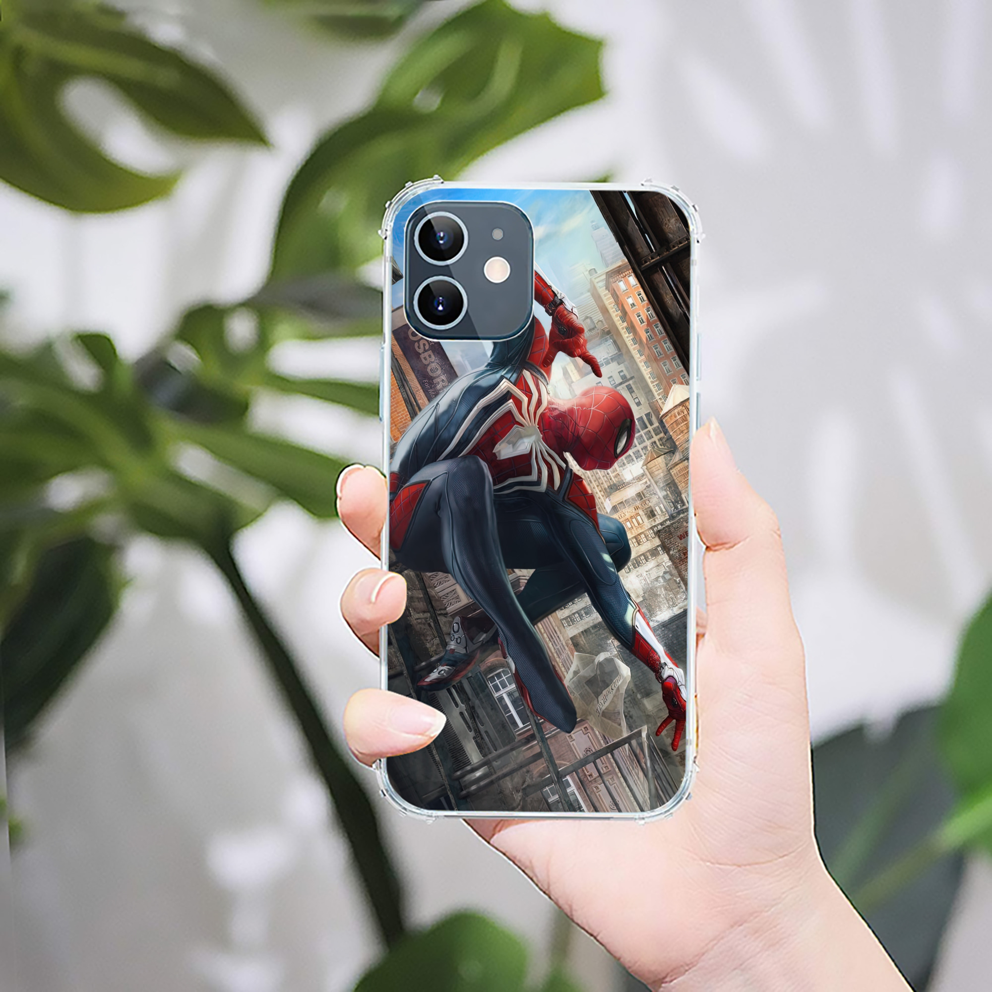 Spider Man スパイダーマン 【iPhone 12シリーズ対応】透明スマホケース（クリアソフトケース）